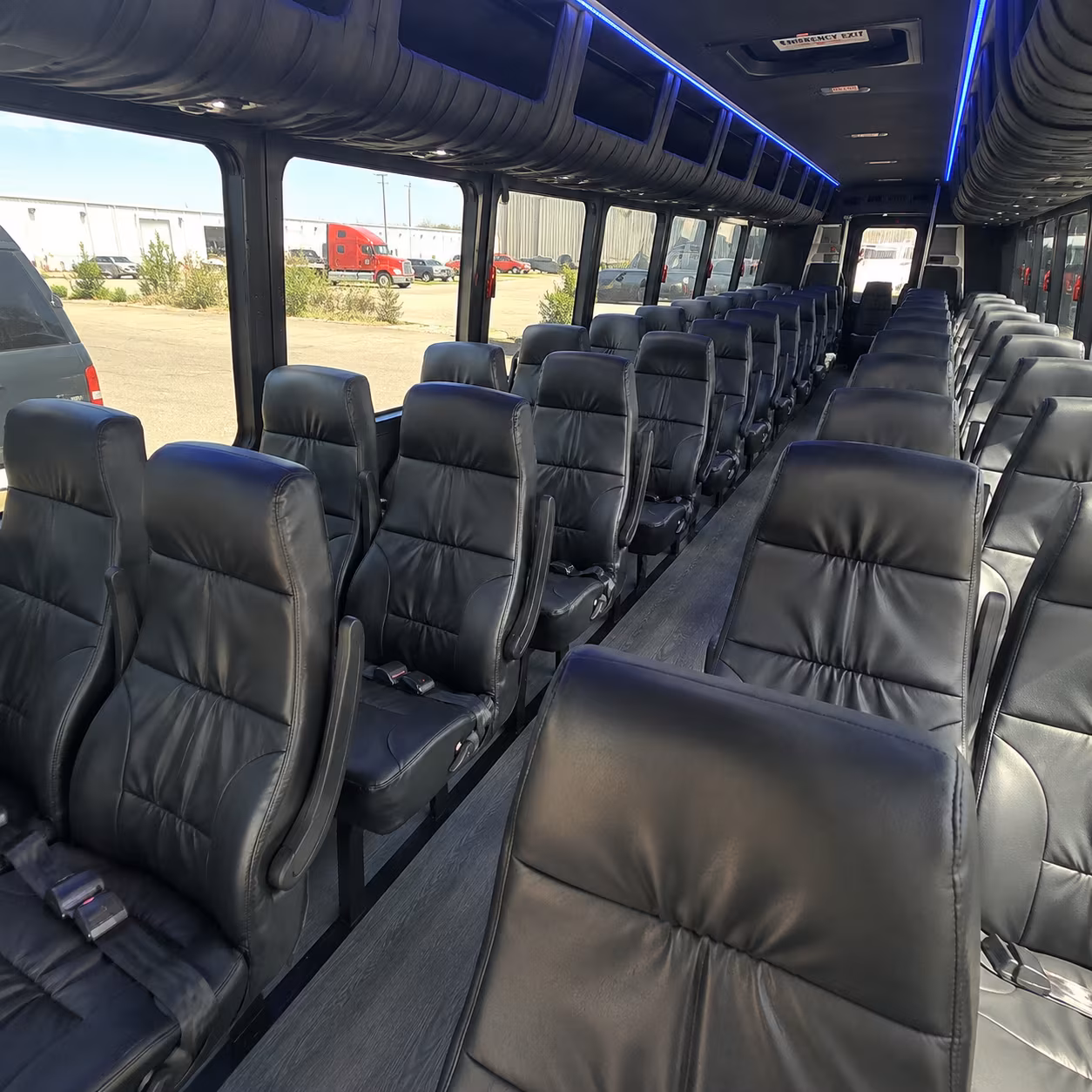 35 passenger minibus inside