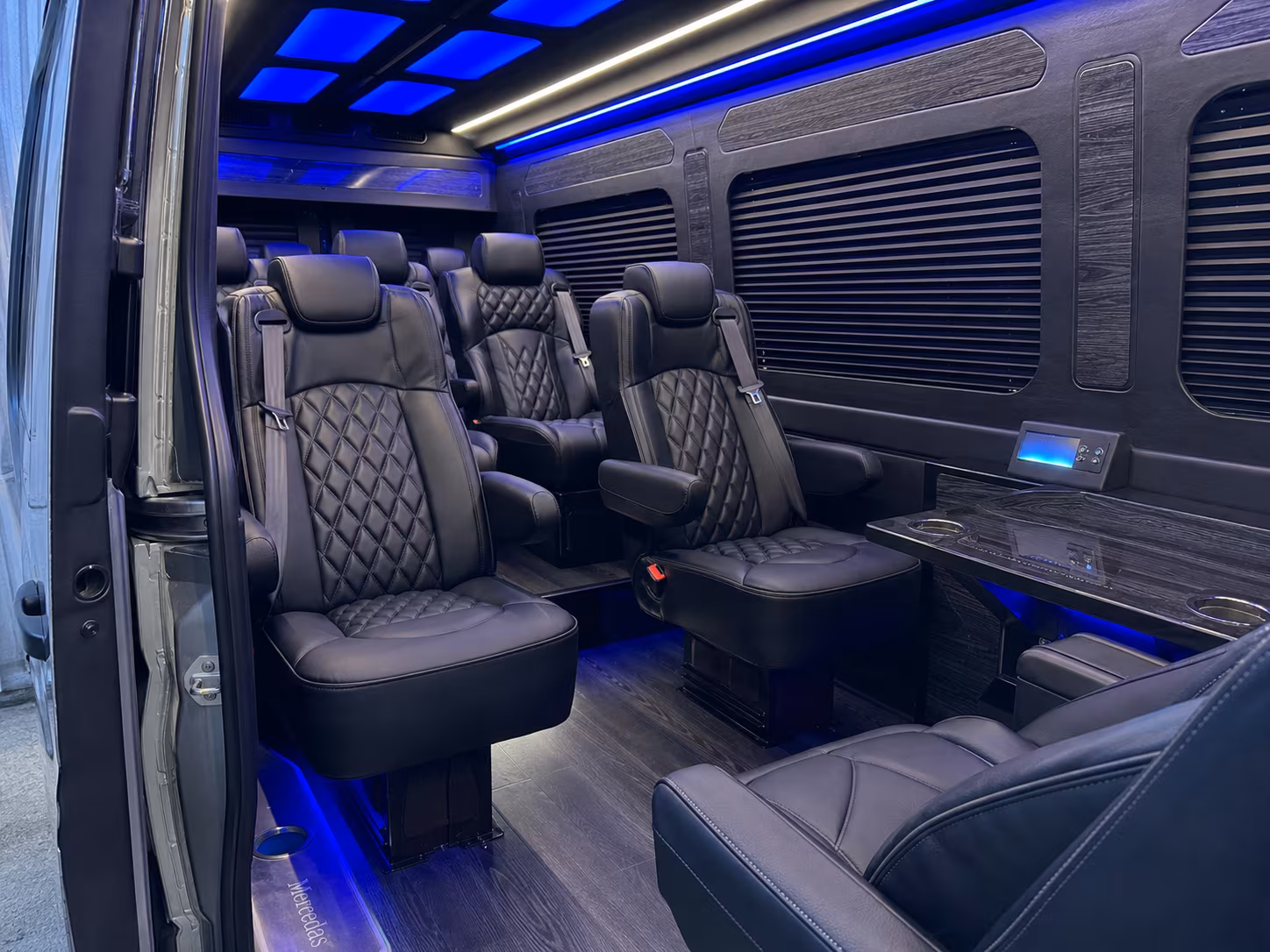 sprinter van transportation for groups and events across whittier