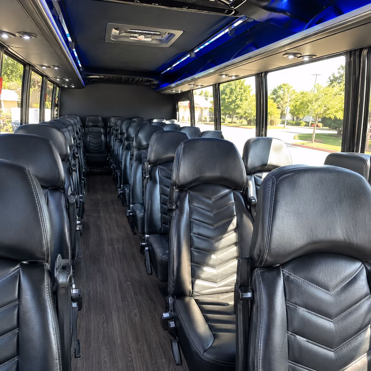 whittier 30 passenger minibus interior