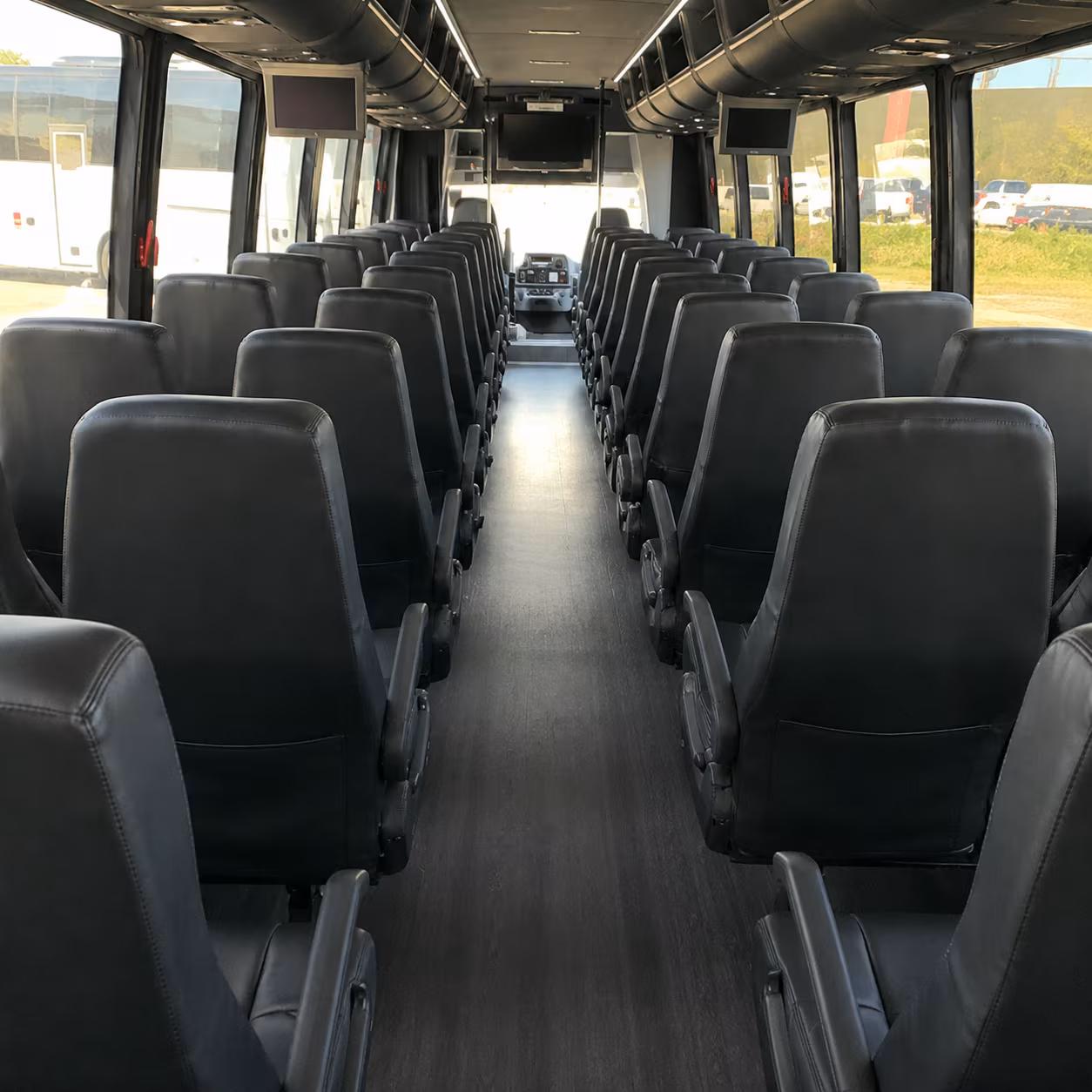 whittier 35 passenger minibus interior