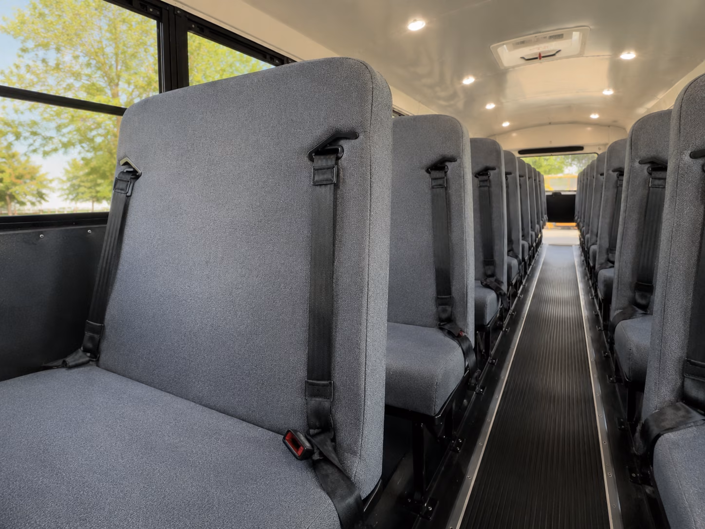 whittier school bus interior
